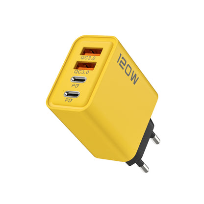 Dual PD USB Charger 120W with Multiple Ports