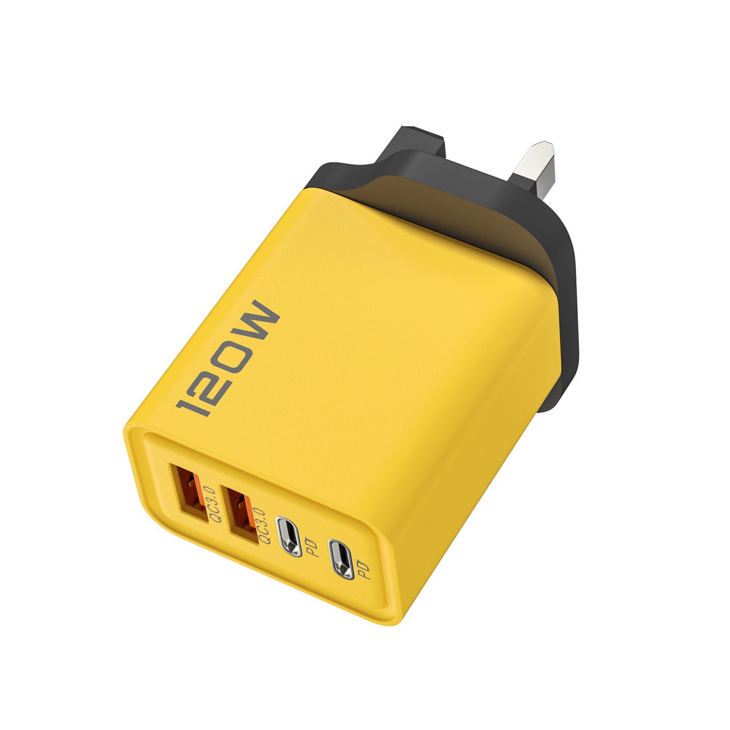 Dual PD USB Charger 120W with Multiple Ports
