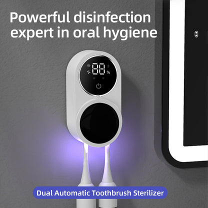 Dual-Position Smart Toothbrush Sterilizer Portable