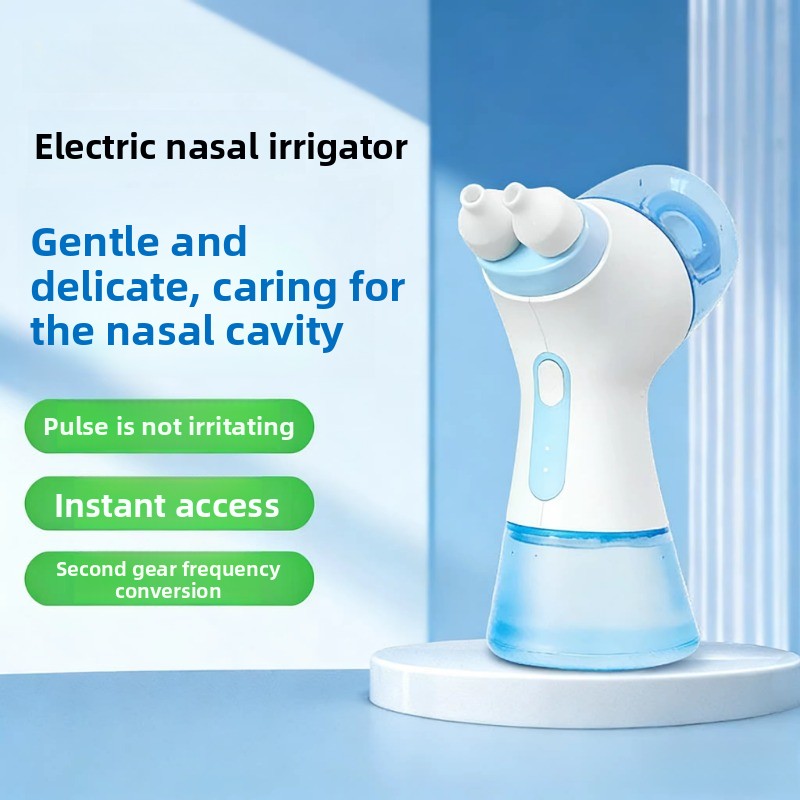 Dual-Pressure Nasal Irrigator with High-Frequency Pulse