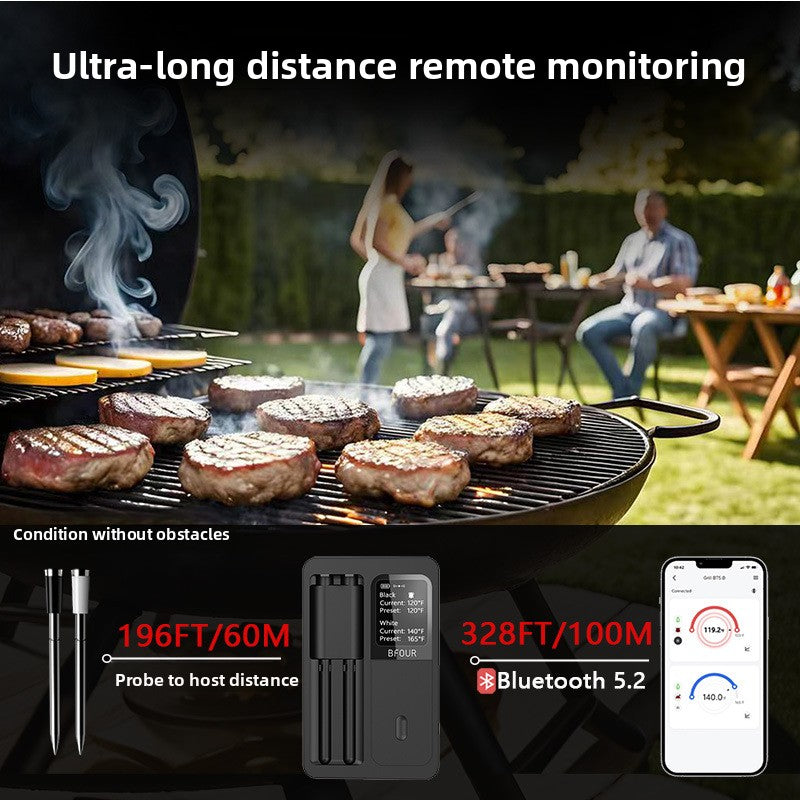 Dual Probe Smart Wireless Bluetooth Meat Thermometer