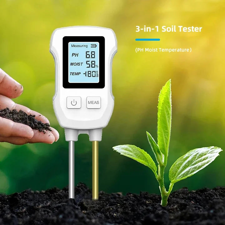 Dual-Probe Soil Tester for Gardening and Plant Cultivation