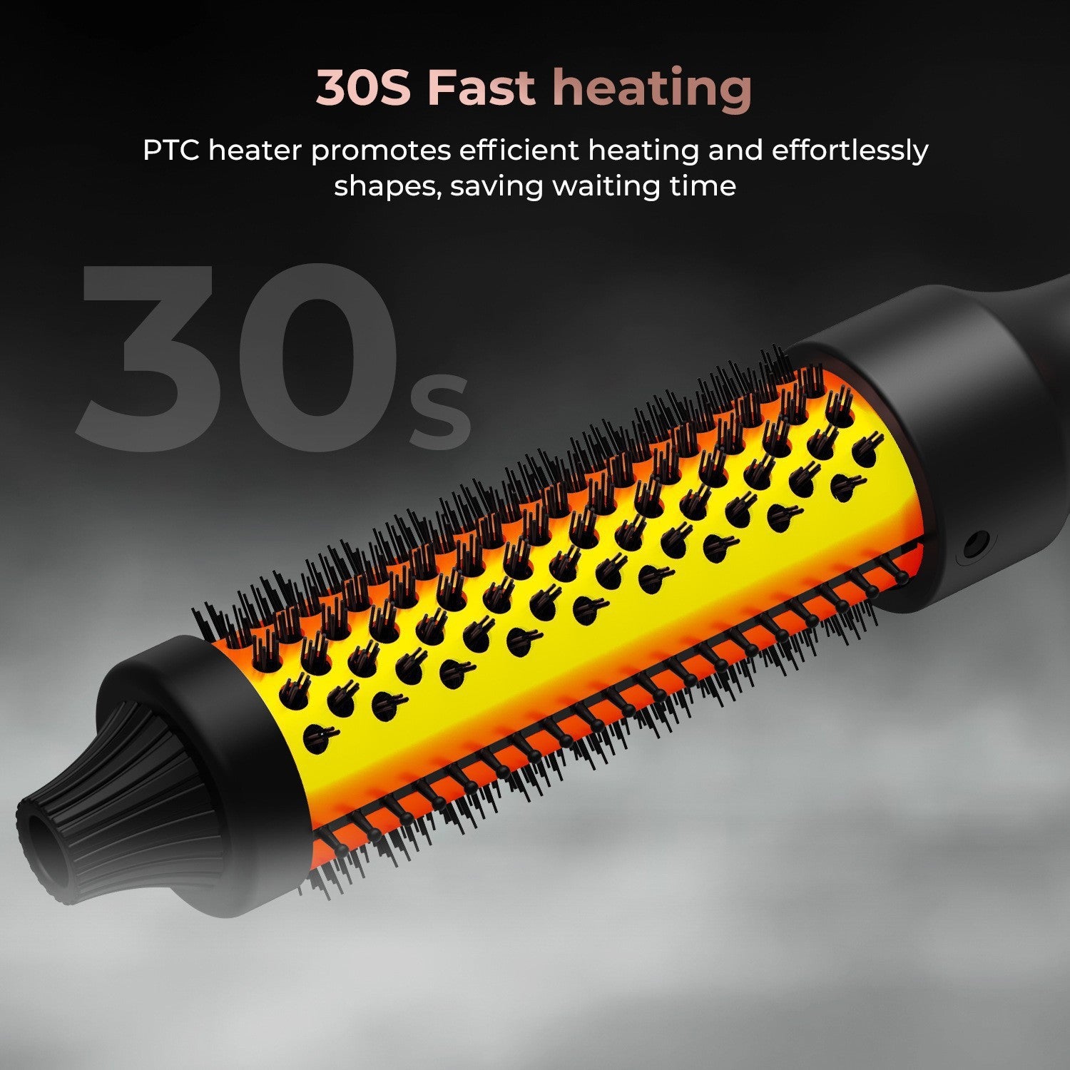 Dual PTC Hair Curler and Straightener