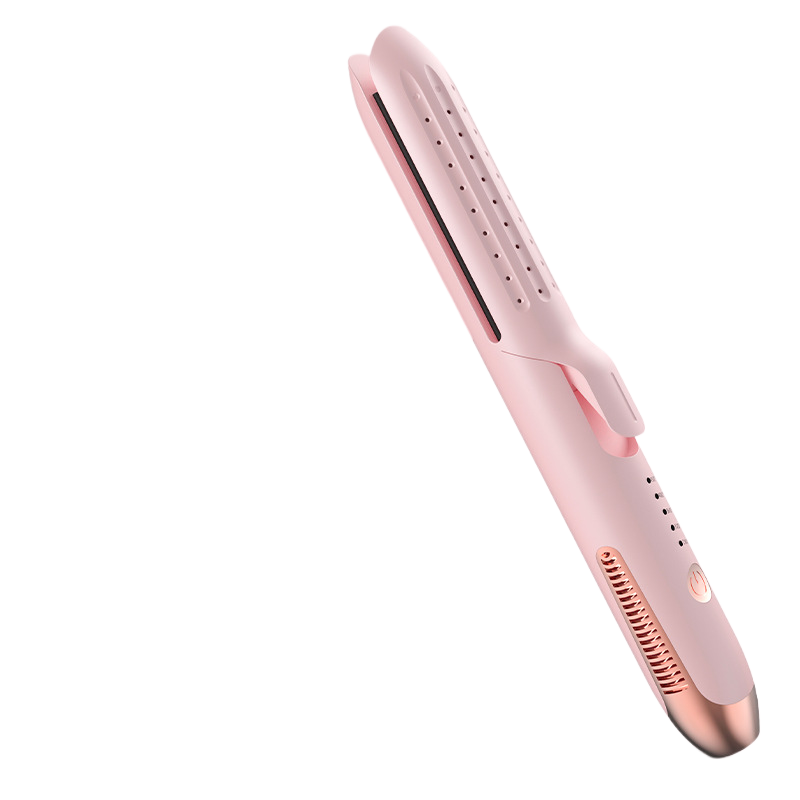 Dual-Purpose Cold Air Hair Straightener and Curling Iron
