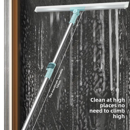 Dual-purpose dry and wet broom