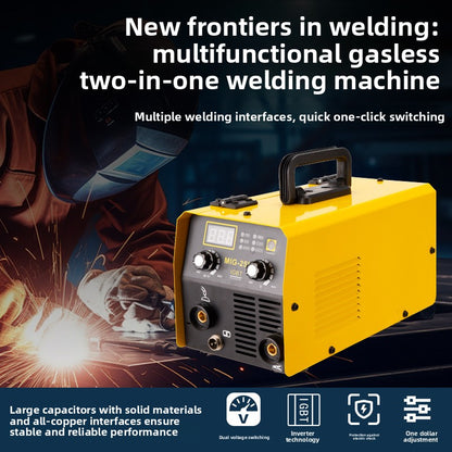 Dual-purpose gasless MIG welder