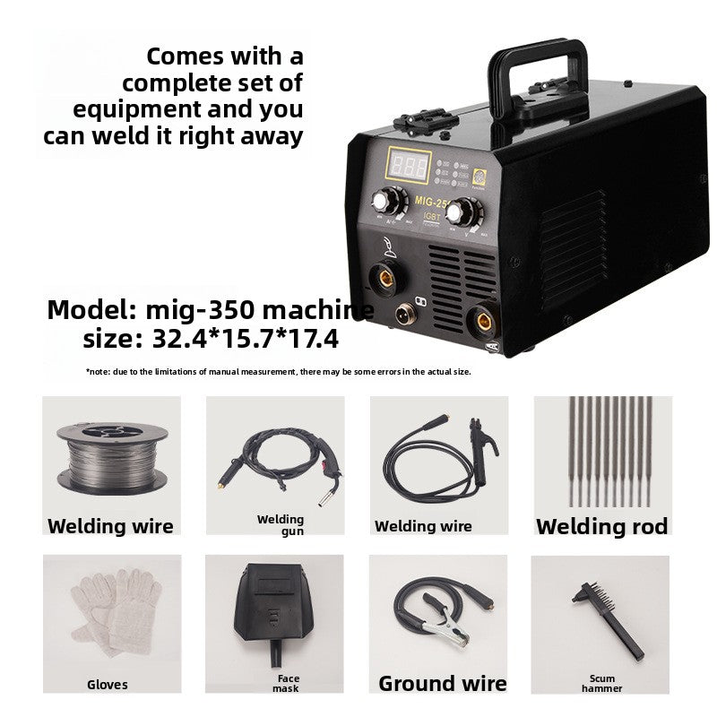 Dual-purpose gasless MIG welder