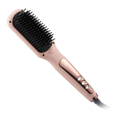 Dual-Purpose Hair Straightener and Curling Comb