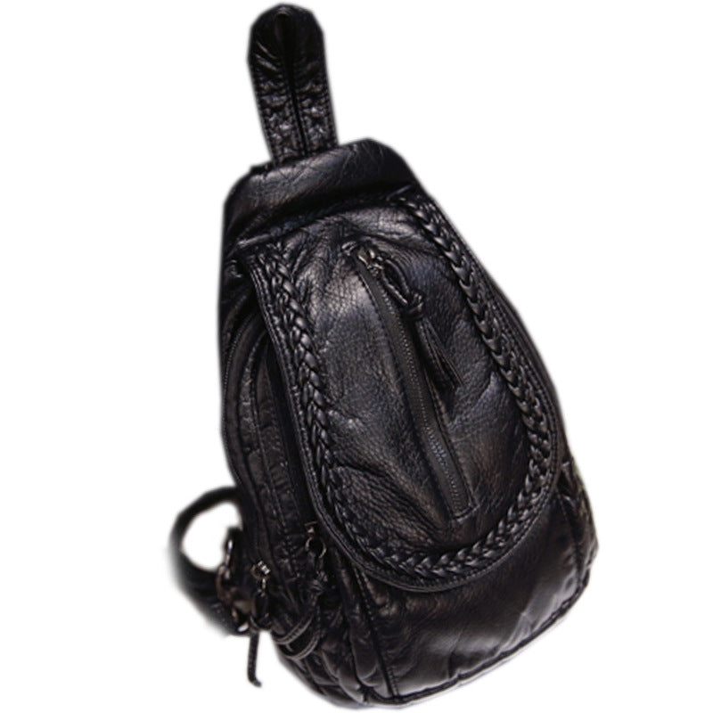 Dual Purpose Woven Chest Backpack