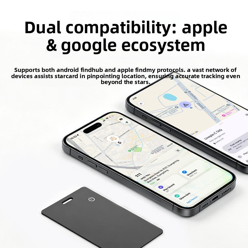 Dual System GPS Locator Card