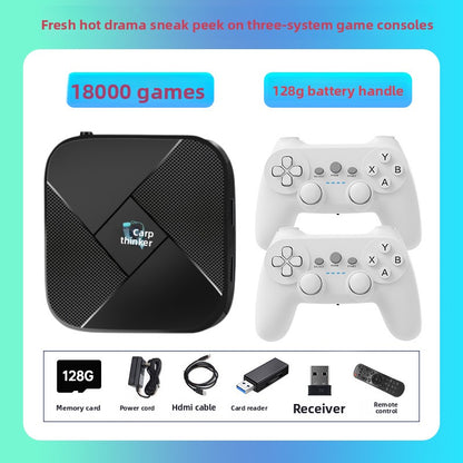 Dual System TV Game Console with Wireless Controllers