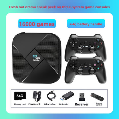Dual System TV Game Console with Wireless Controllers