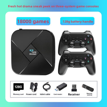 Dual System TV Game Console with Wireless Controllers