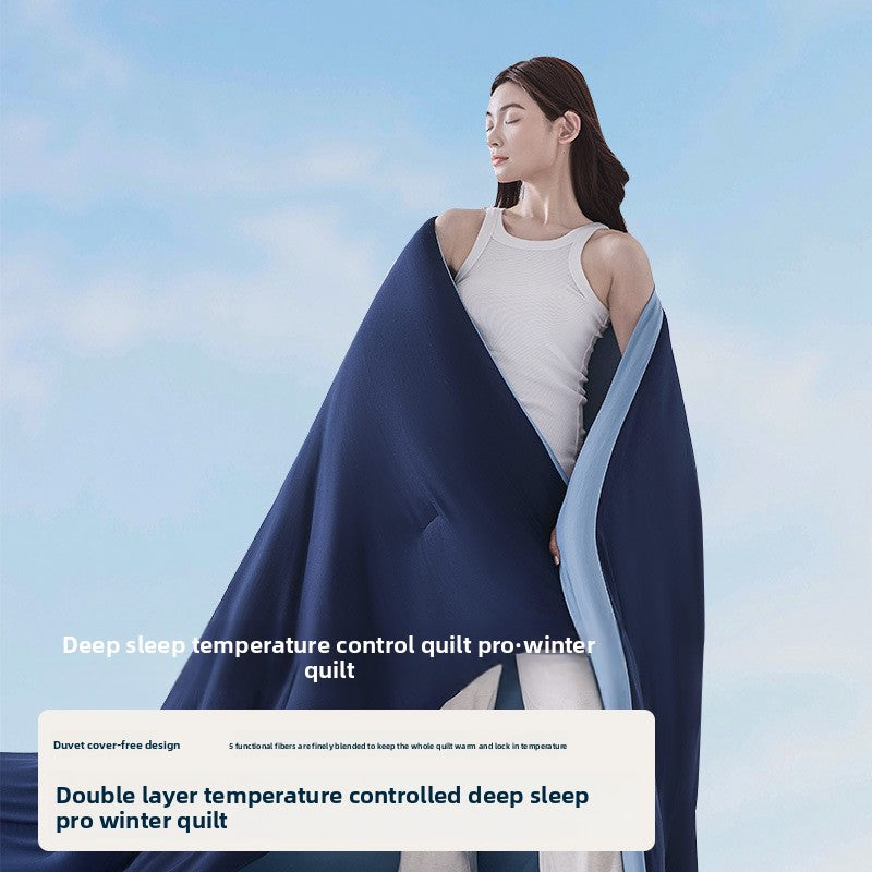 Dual Temperature Quilt Blanket