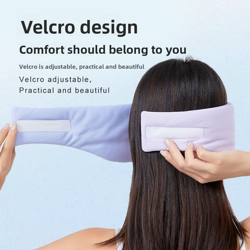 Dual-Temperature Sensation Space Capsule Eye Mask for Sleep, Light Blocking, Office Use, and Travel