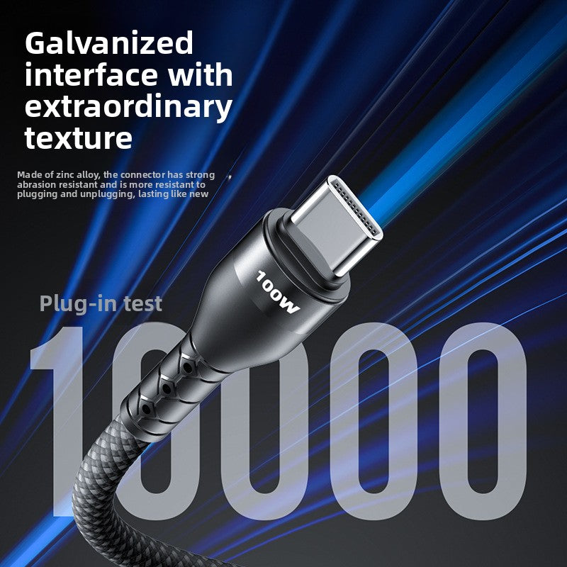 Dual Type C charging cables