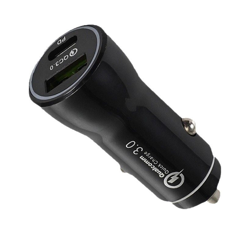Dual USB Car Charger with QC PD Fast Charging