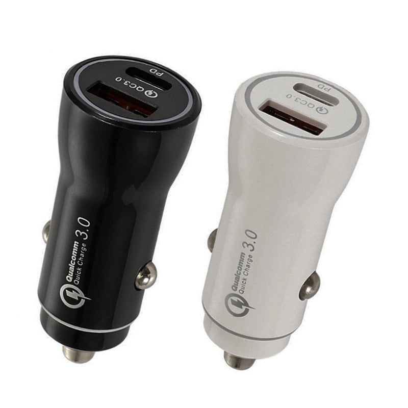 Dual USB Car Charger with QC PD Fast Charging
