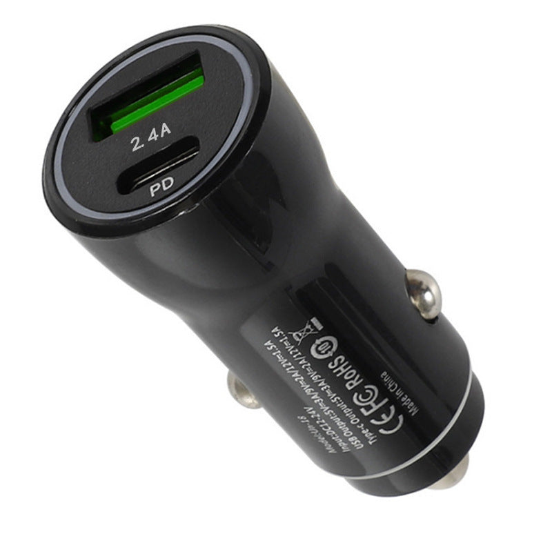 Dual USB Car Charger with QC PD Fast Charging