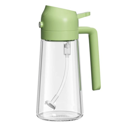 Dual-Use Glass Oil Spray Bottle