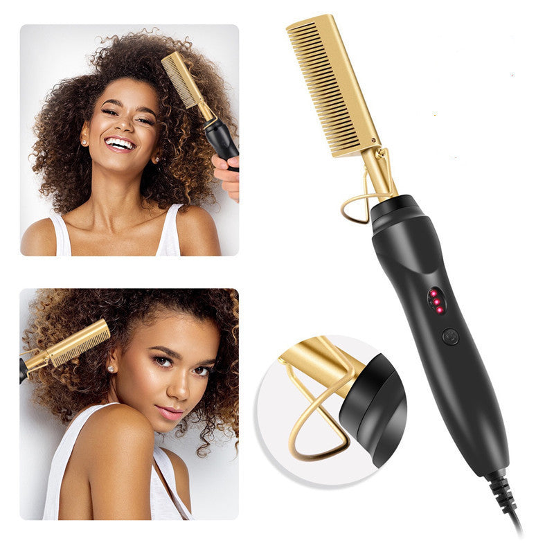 Dual-Use (Wet/Dry) Electric Heated Copper Comb