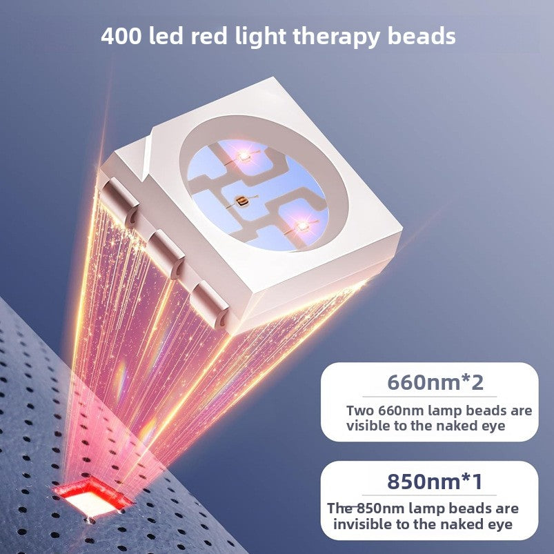 Dual-Wave Infrared Heating Pad with Red Light Therapy