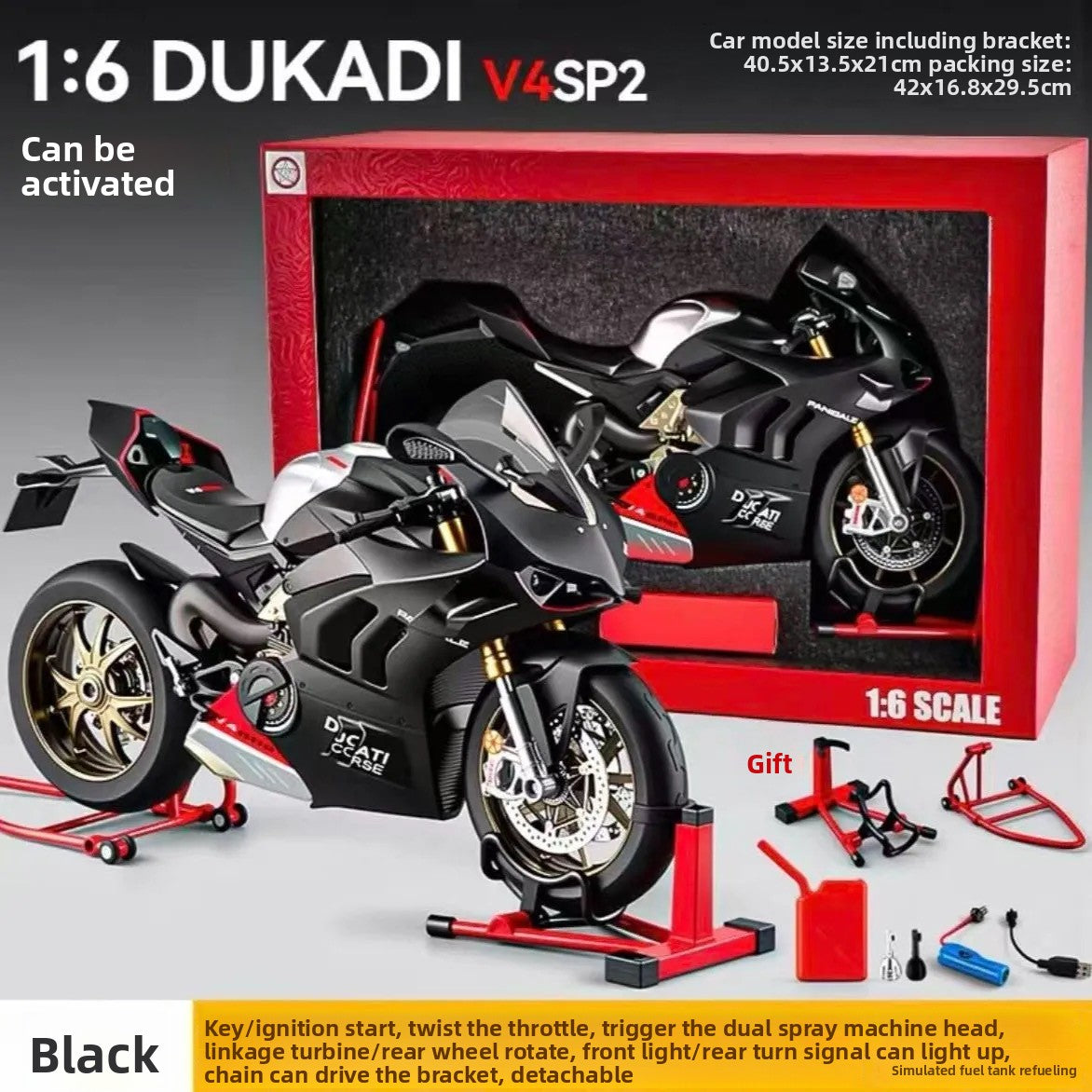 Ducati V4R Alloy Motorcycle Model