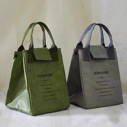 DuPont Paper Kraft Paper Lunch Bag Aluminum Foil Insulation Bag Lunch Box Bag Waterproof Picnic Lunch Box Bag Lunch Box Bag Lunch Bag