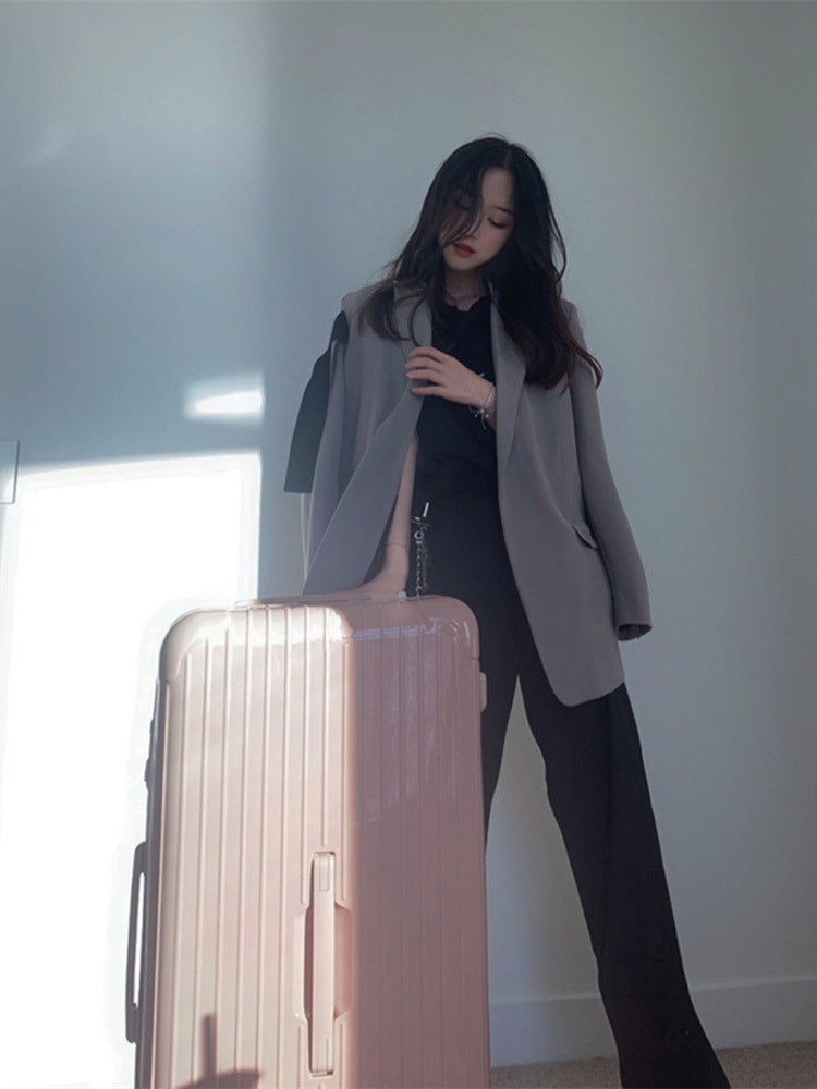 Durable ABS Trolley Suitcase with Universal Wheels