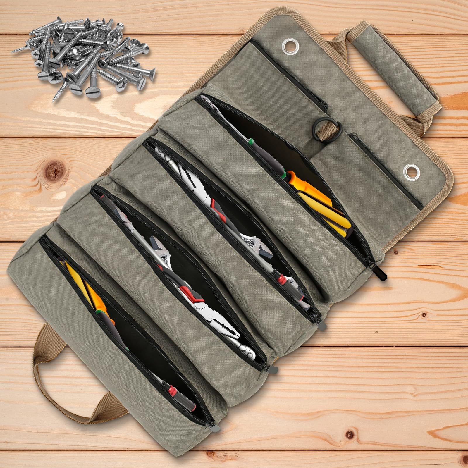 Durable Canvas Tool Storage Bag