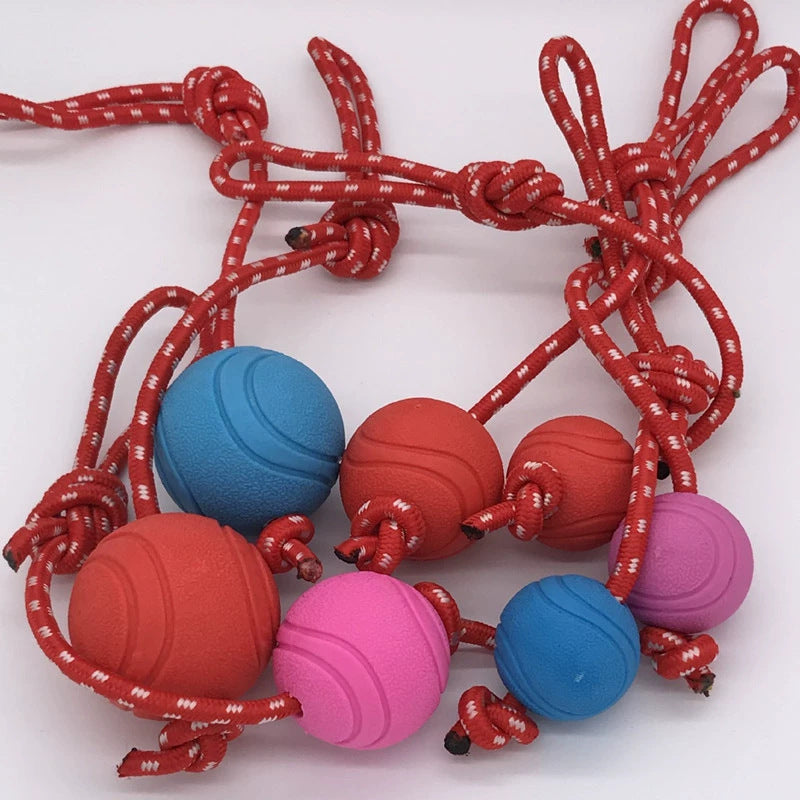 Durable Elastic Chew Ball for Dogs