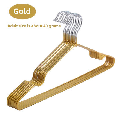 Durable Plastic-Coated Anti-Slip Clothes Hangers for Home Use (10-Pack)