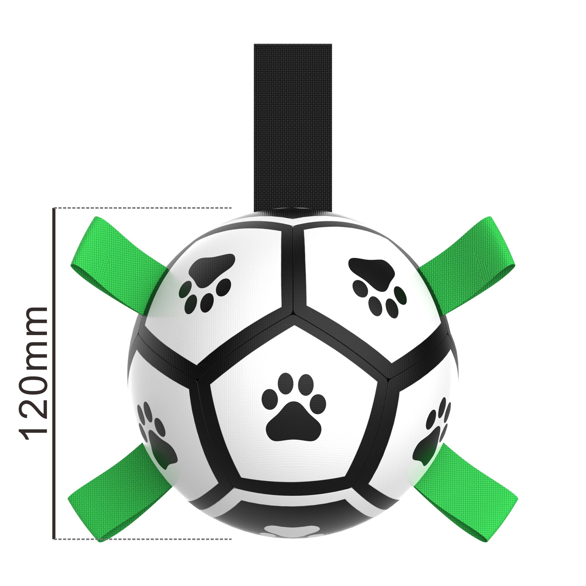 Durable PU Dog Training Toy Ball for Outdoor Play