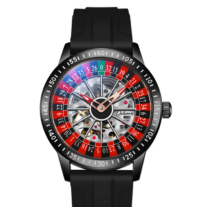 Durwin Automatic Mechanical Watch with Rotating Wheel