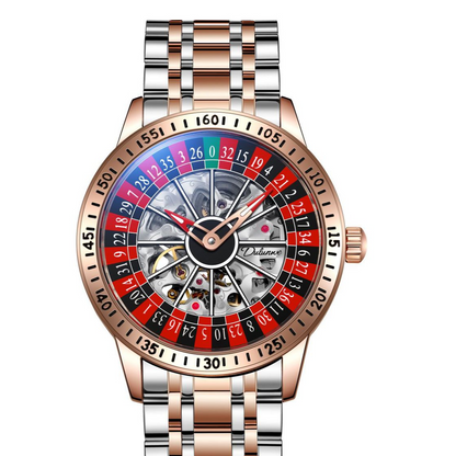Durwin Automatic Mechanical Watch with Rotating Wheel