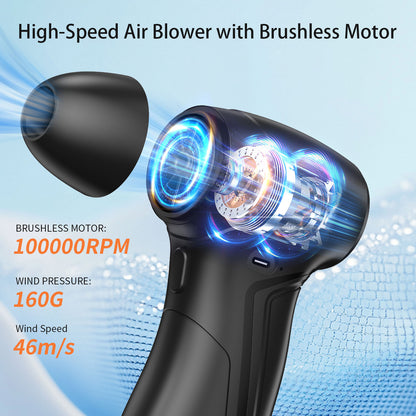 Dust blower - handheld small fan