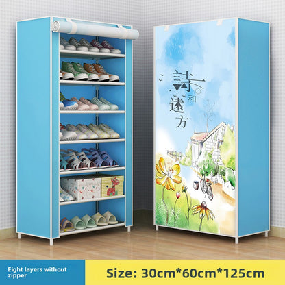 Dust-proof storage shoe cabinet