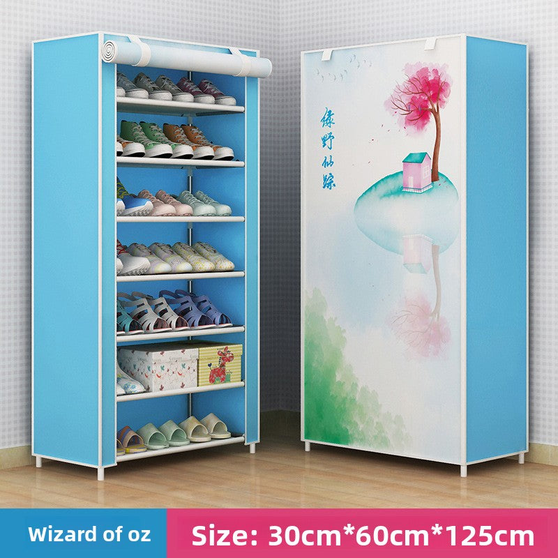 Dust-proof storage shoe cabinet