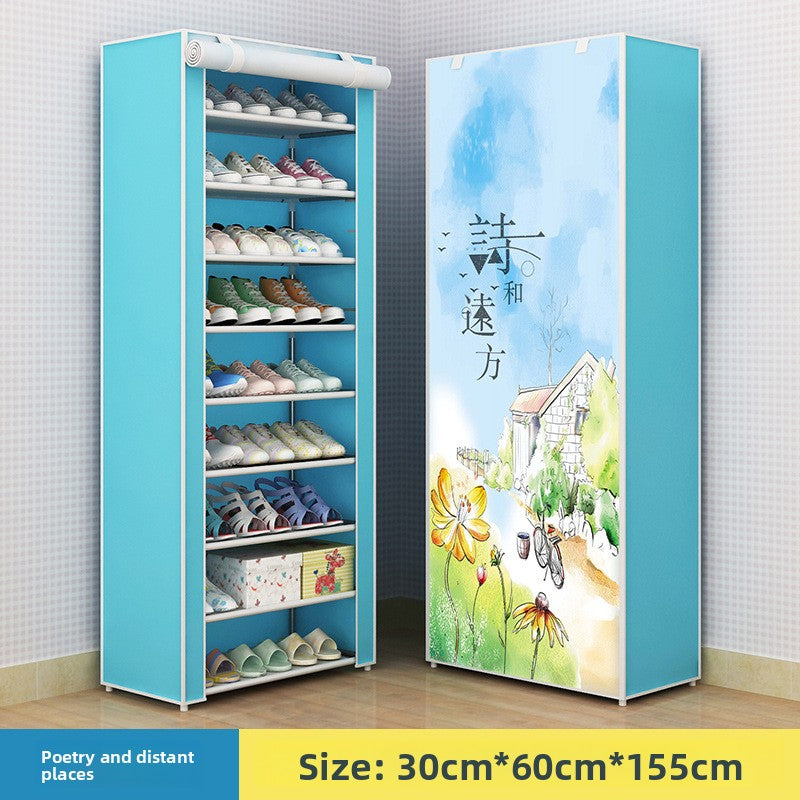 Dust-proof storage shoe cabinet