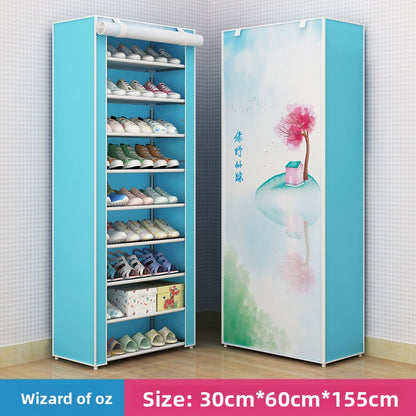 Dust-proof storage shoe cabinet