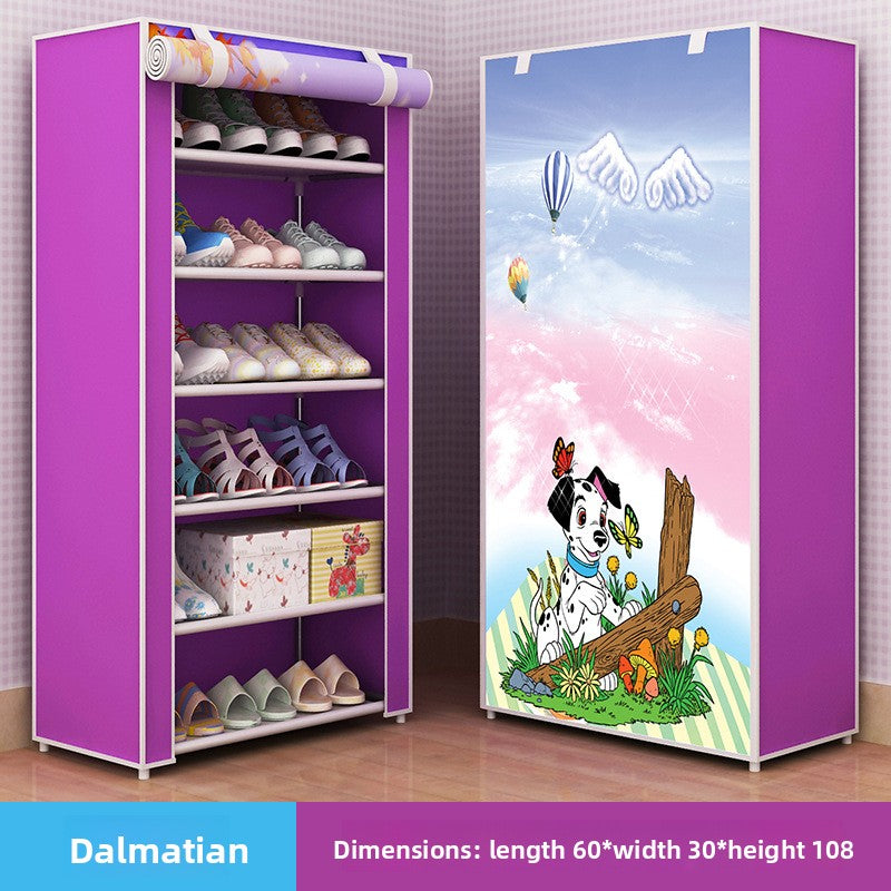 Dust-proof storage shoe cabinet