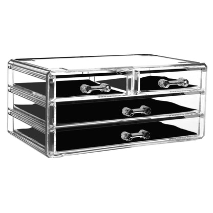 Dustproof and Waterproof Plastic Storage Box with Drawers