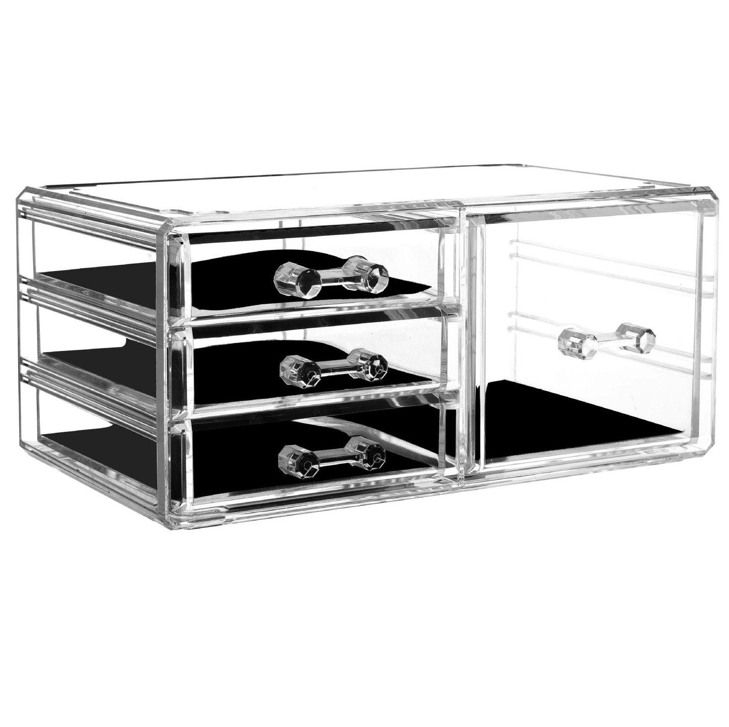 Dustproof and Waterproof Plastic Storage Box with Drawers