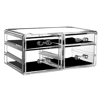 Dustproof and Waterproof Plastic Storage Box with Drawers