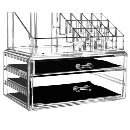 Dustproof and Waterproof Plastic Storage Box with Drawers