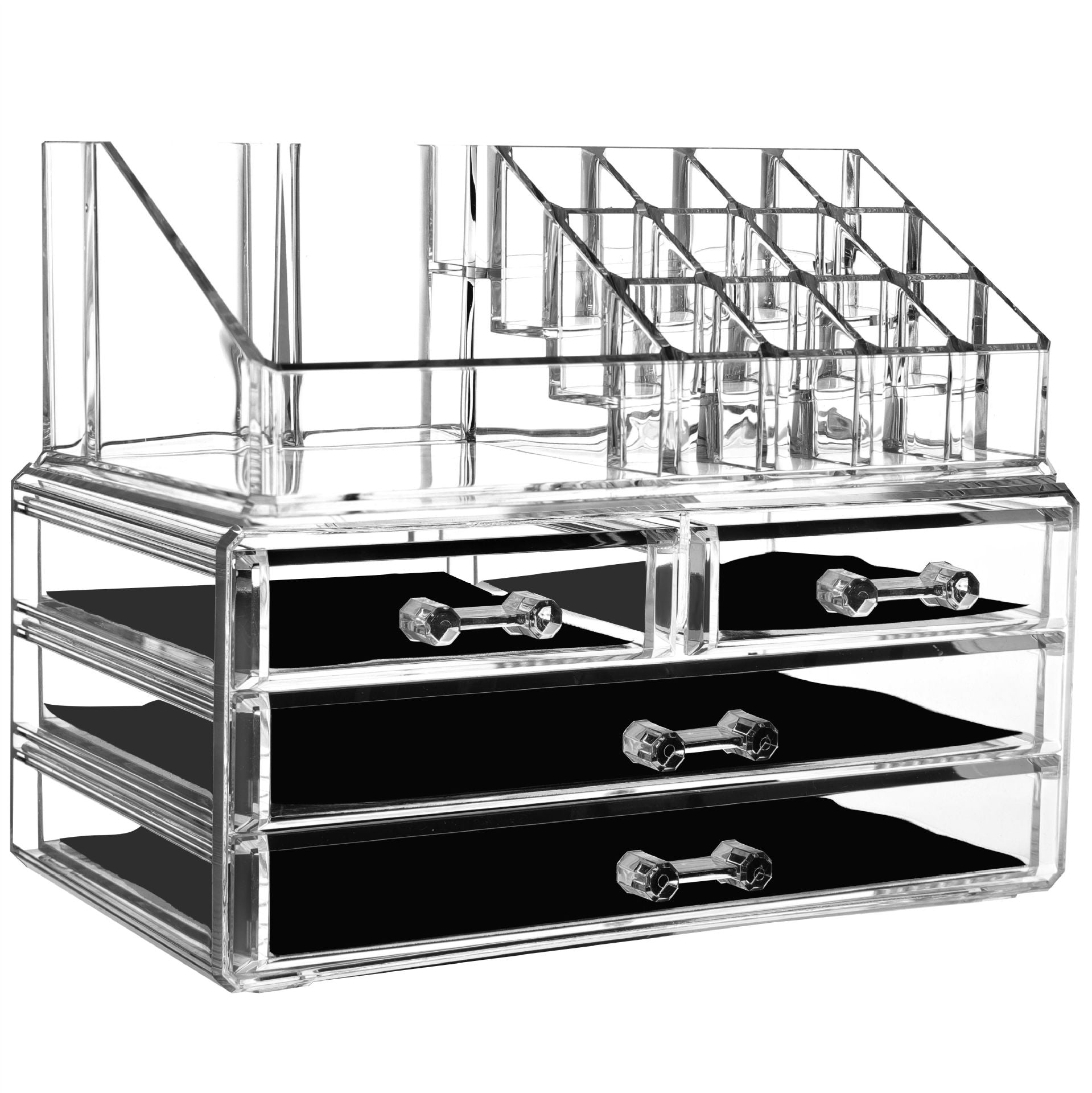 Dustproof and Waterproof Plastic Storage Box with Drawers