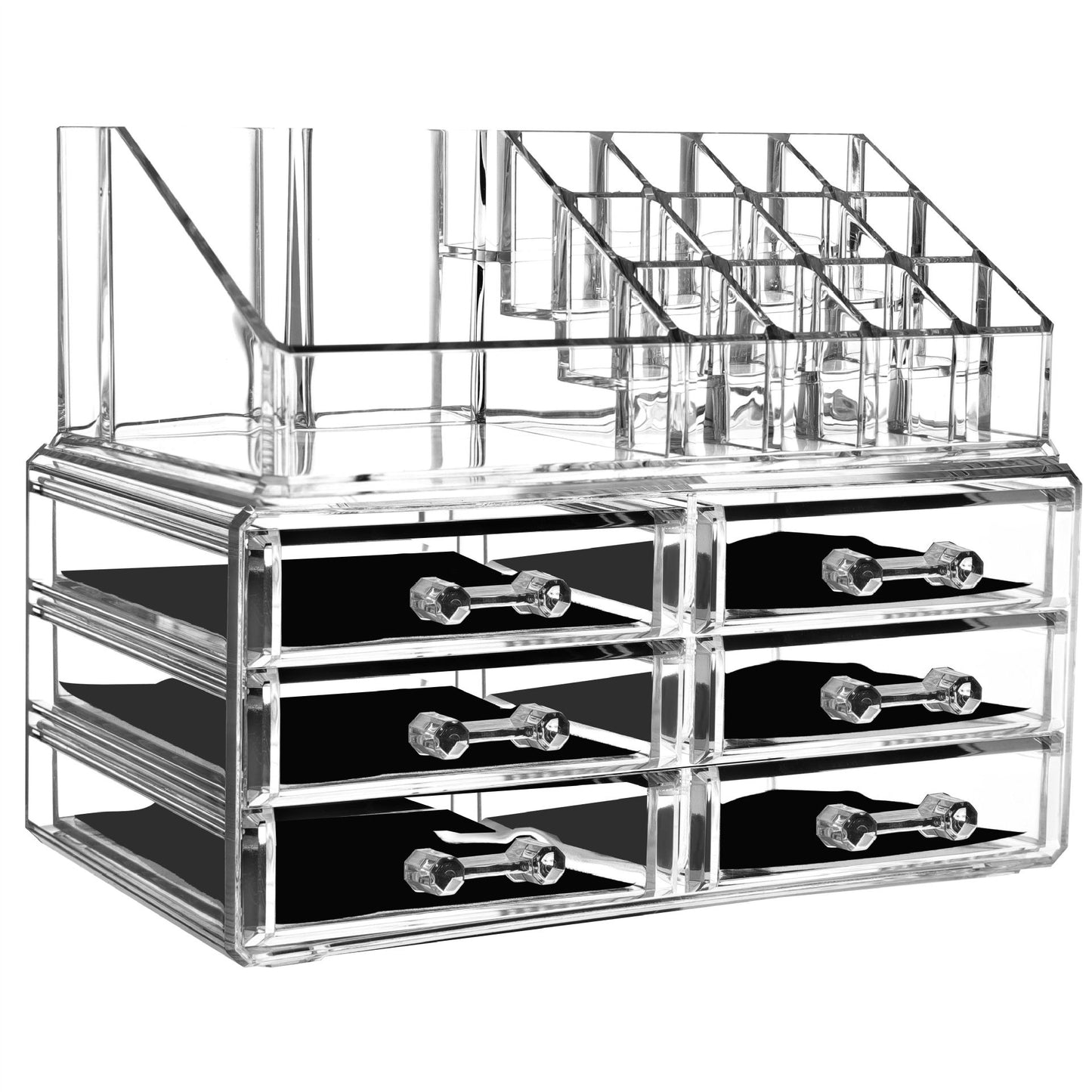 Dustproof and Waterproof Plastic Storage Box with Drawers