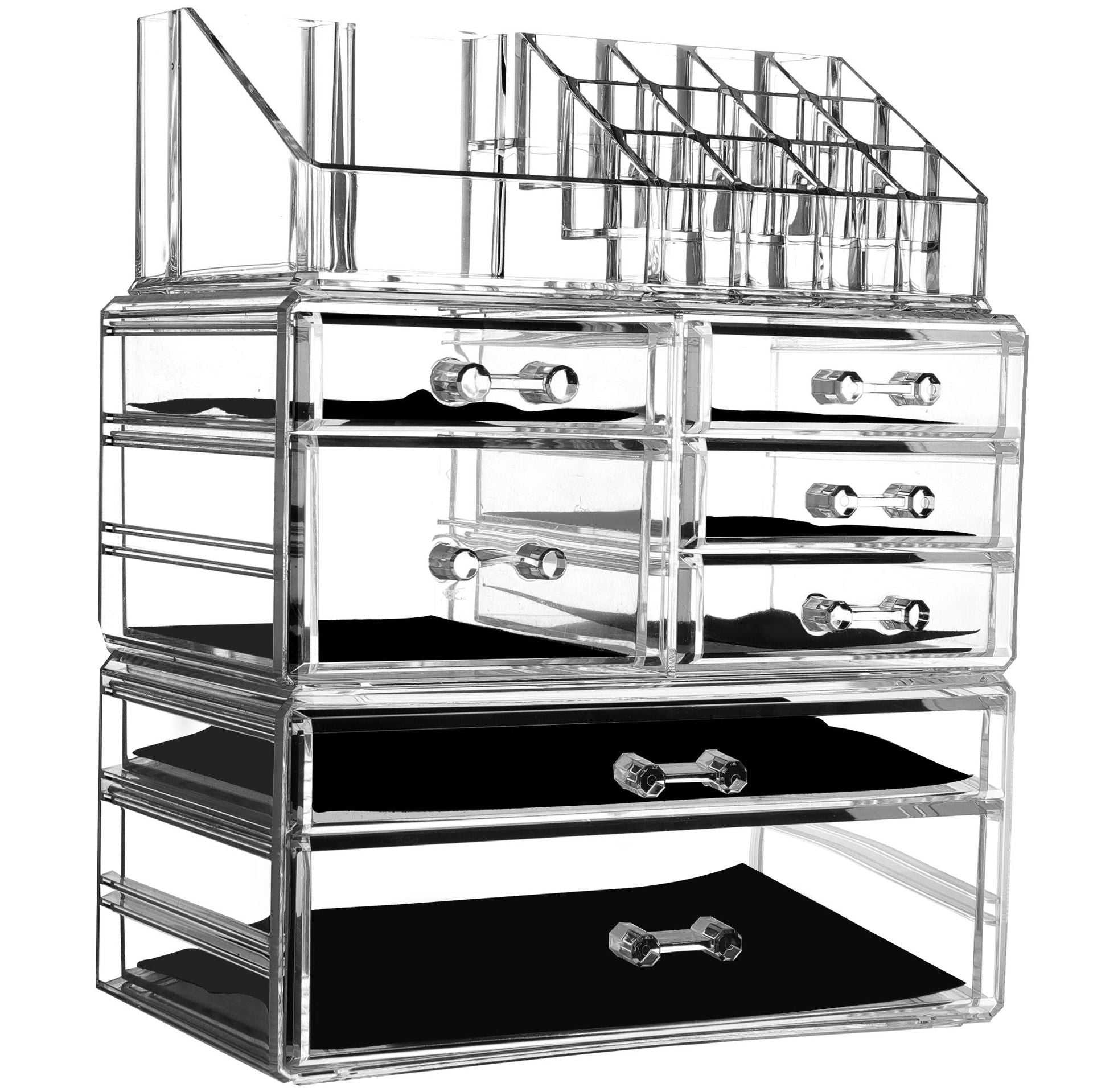 Dustproof and Waterproof Plastic Storage Box with Drawers