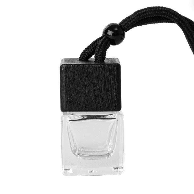 Dyed Black Square Cap Empty Bottle