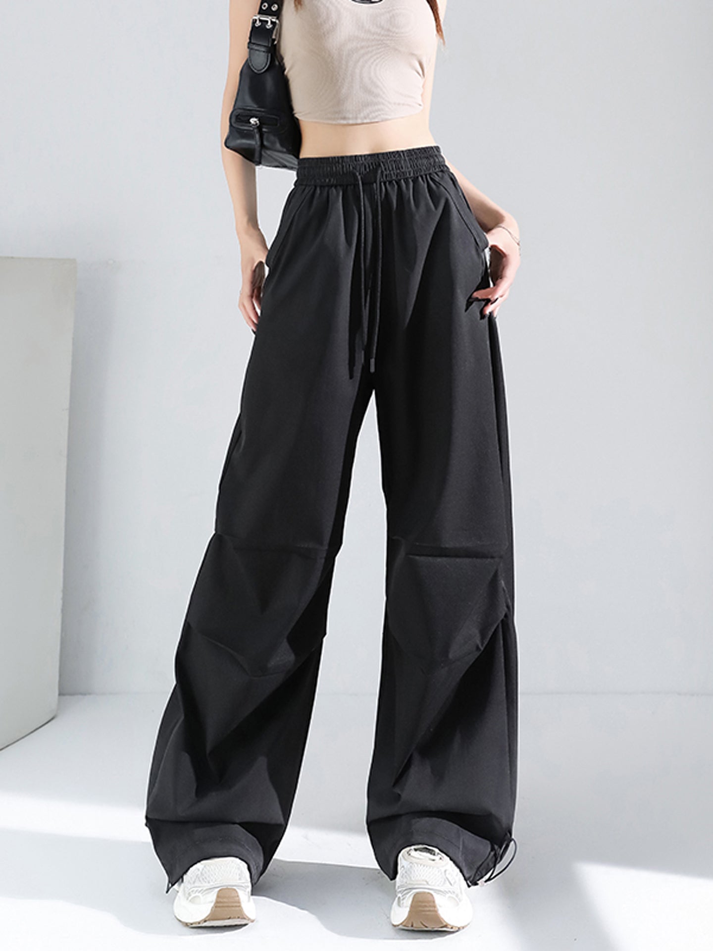 Dyed-work pants for women
